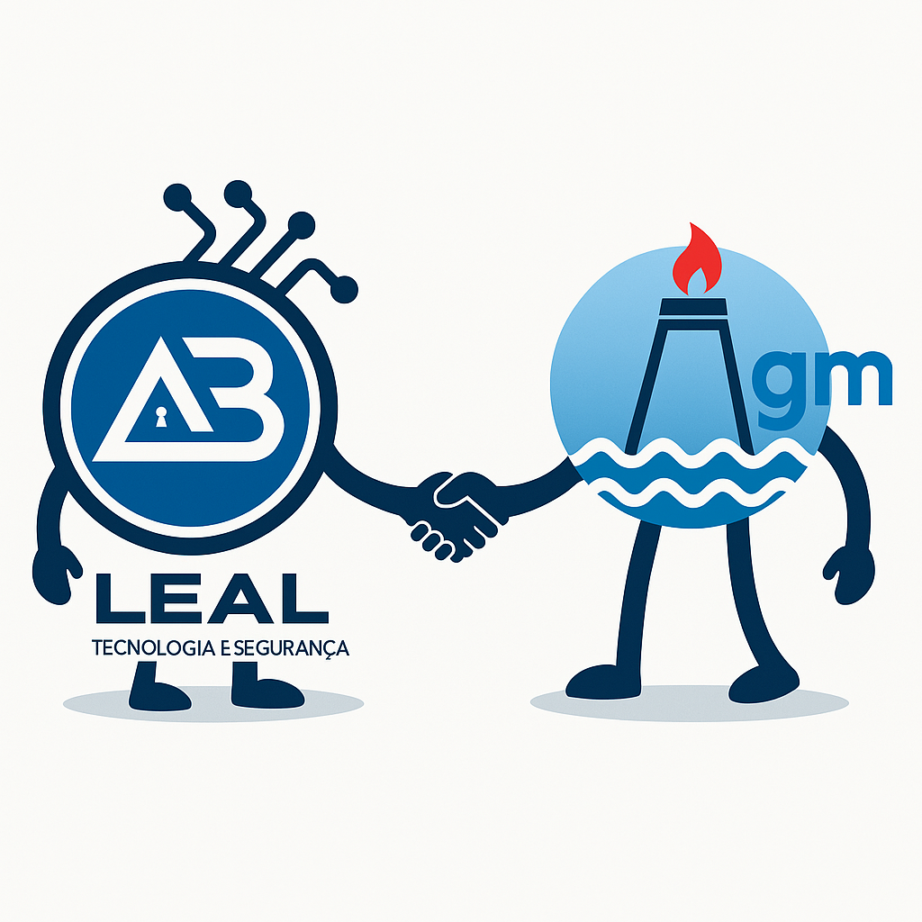 Logotipos Gilema e AB Leal dando-se as mãos